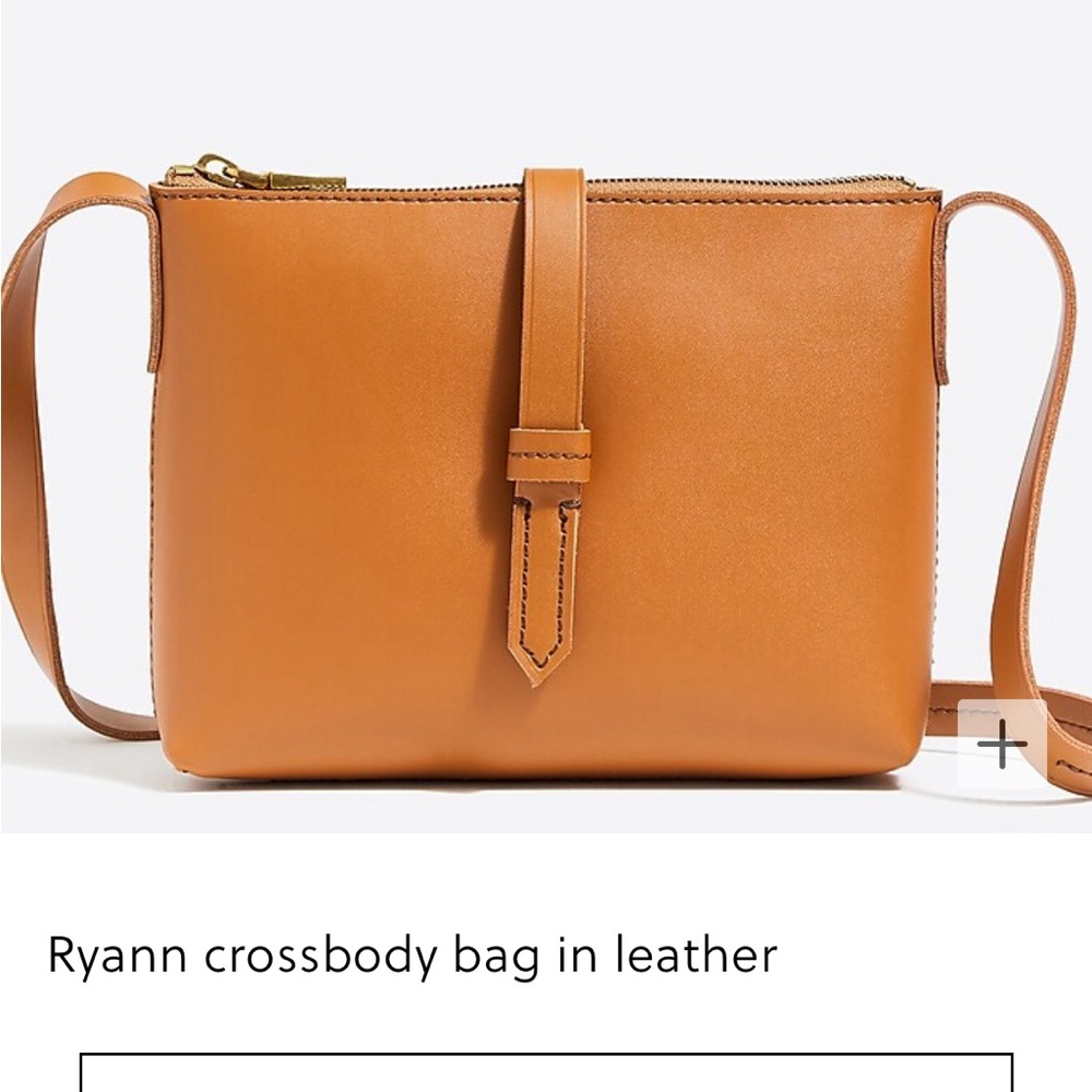 J Crew Leather Crossbody Purse